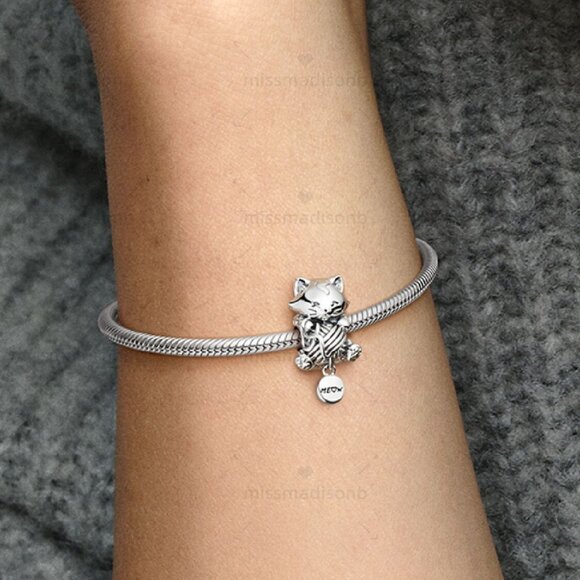 Pandora Kitten & Yarn Ball Charm - Picture 5 of 6